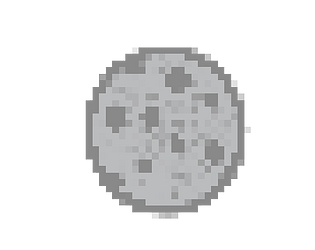 Pixel art full moon